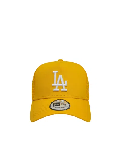 New Era Cappellino 9forty A-frame Trucker La Dodgers League Essential Giallo In Yellow