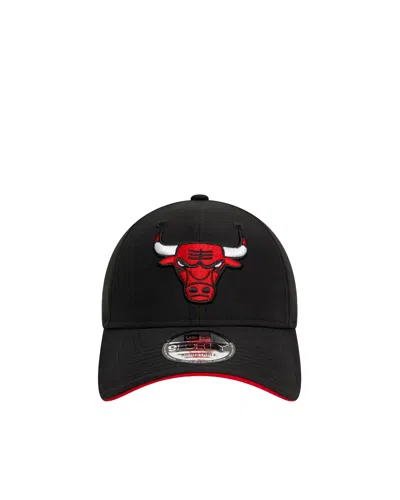 New Era Cappellino 9forty Chicago Bulls Microfibre Nero In Black