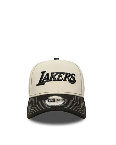 New Era Cappellino 9forty E-frame La Lakers Nba City Icon Crema In Pink