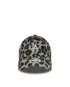New Era Cappellino 9forty La Dodgers Mlb Cosy Animal Grey Leopard Grey In Gray
