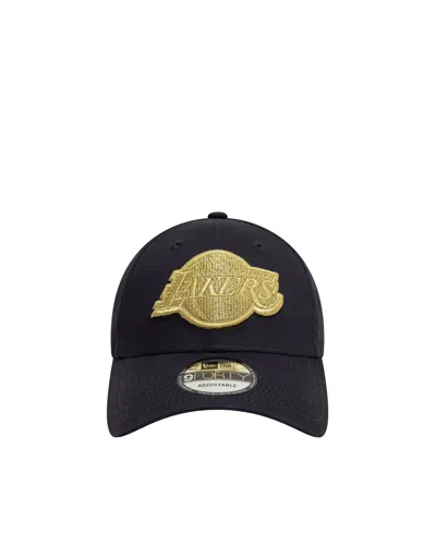 New Era Cappellino 9forty La Lakers Metallic Nero In Blue