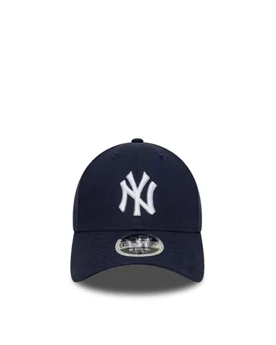 New Era Cappellino 9forty M-crown New York Yankees Mlb Linen Blu Navy In Pink