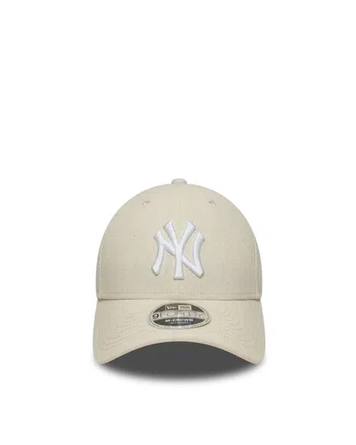 New Era Cappellino 9forty M-crown New York Yankees Mlb Linen Crema In White