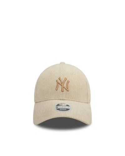 New Era Cappellino 9forty New York Yankees Cord Donna In Neutral