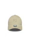New Era Cappellino 9forty New York Yankees Mlb Cord Light Beige