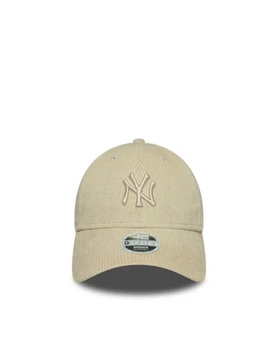 New Era Cappellino 9forty New York Yankees Mlb Cord Light Beige