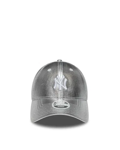 New Era Cappellino 9forty New York Yankees Mlb Metallic Argento In Gray