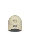 New Era Cappellino 9forty New York Yankees Mlb Metallic Logo Light Beige