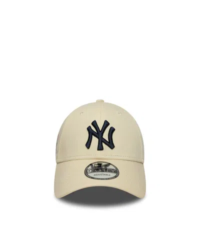 New Era Cappellino 9forty New York Yankees Mlb Side Patch Light Beige In Neutral