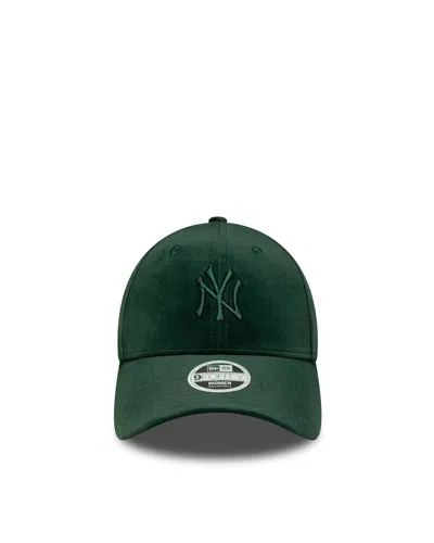 New Era Cappellino 9forty New York Yankees Mlb Velluto Verde Scuro In Green
