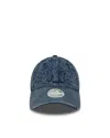 New Era Cappellino 9twenty New York Yankees Mlb Stone Denim Pastel Blue In Blue