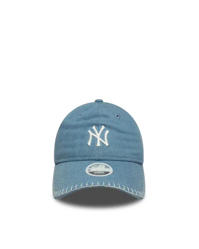 Cappellino New York Yankees Mlb Denim Stitch 9twenty Pastel Blue from Di Sabatino
