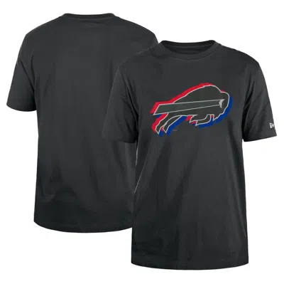 New Era Charcoal Buffalo Bills 2024 Nfl Draft T-shirt In Black