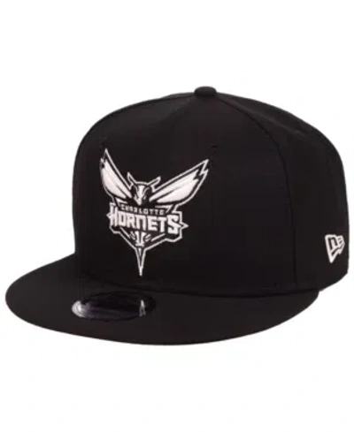 New Era Charlotte Hornets Black White 9fifty Snapback Cap