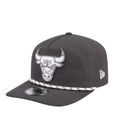 New Era Chicago Bulls Adjustable 19twenty Braided Rope Baseball Cap In Gray
