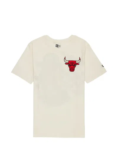 New Era Chicago Bulls Graphic-print T-shirt In Neutral