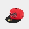 New Era Chicago Bulls Nba 59fifty Fitted Hat In Red