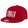 New Era X Essentials Nba Chicago Bulls 9fifty Cap In Red