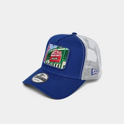 New Era Chicago Cubs Mlb 9forty A-frame Trucker Hat In Blue