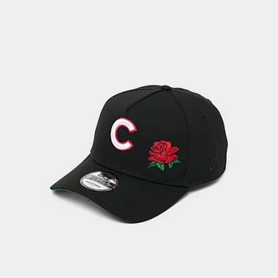 New Era Chicago Cubs Mlb Rose 9forty A-frame Snapback Hat In Black
