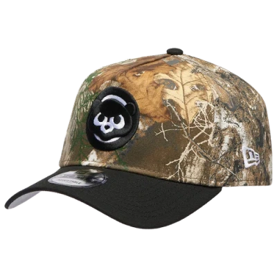 New Era Chicago Cubs  Cubs 940 A-frame Realtree Cap In Brown