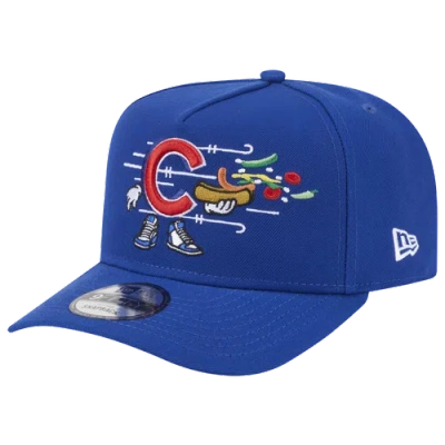 New Era Chicago Cubs  Cubs 9fifty A-frame Cartoon Cap In Blue