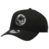 New Era Chicago Cubs  Cubs 9forty Metallic A-frame Cap In Black