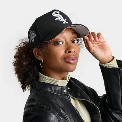 New Era Chicago White Sox Mlb 9forty Snapback Hat In Black