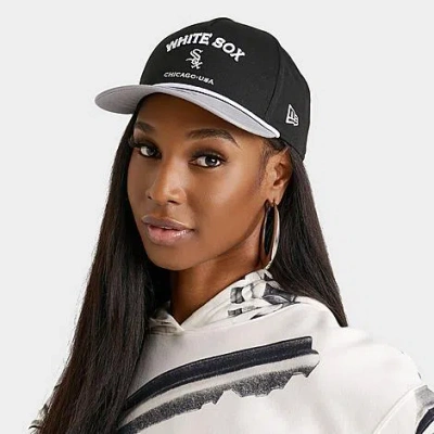 New Era Chicago White Sox Mlb 9forty Snapback Hat In Black