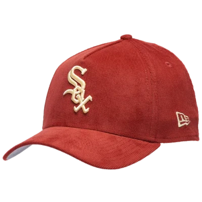 New Era Chicago White Sox  White Sox 9forty A-frame Tonal Cord Cap In Orange