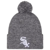 New Era Chicago White Sox  White Sox Marl Pom Knit In Black