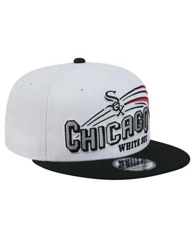New Era Chicago White Sox Retro Sweep Snapback Baseball Cap In Gray