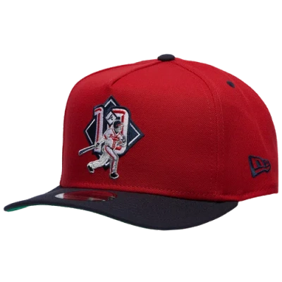 New Era Chipper Jones  Braves 9fifty A-frame Player Cap In Red
