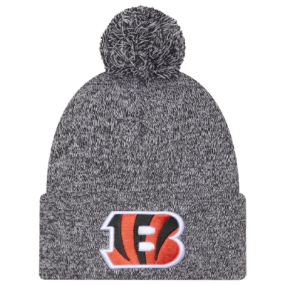New Era Cincinnati Bengals  Bengals Marl Pom Knit In Black