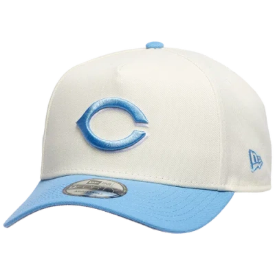 New Era Cincinnati Reds  Reds 9forty A-frame Cap In Carolina/silver