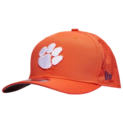 New Era Clemson Otc 9seventy Perform Cap In Orange/white