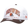 New Era Cleveland Browns  Browns 9forty A-frame 2t Arch Cap In White