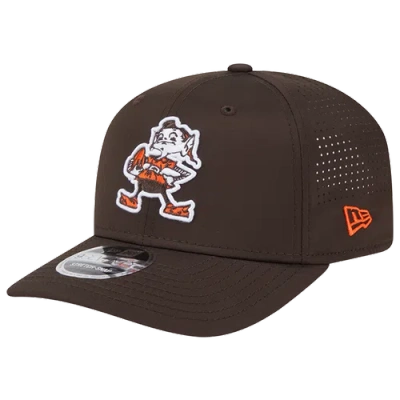 New Era Cleveland Browns  Browns Perf 970 Adjustable Cap In Black