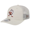 New Era Cleveland Browns  Browns Perf 970 Adjustable Cap In Khaki/white