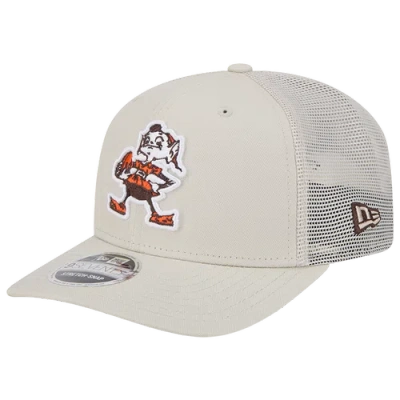 New Era Cleveland Browns  Browns Perf 970 Adjustable Cap In Neutral