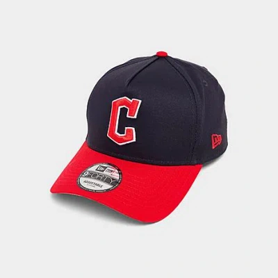 New Era Cleveland Guardians Mlb 9forty A-frame Snapback Hat In Blue