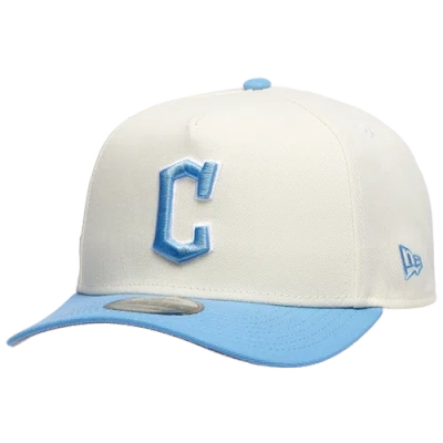 New Era Cleveland Guardians  Guardians 9forty A-frame Cap In Silver/carolina