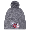 New Era Cleveland Guardians  Guardians Marl Pom Knit In Blue