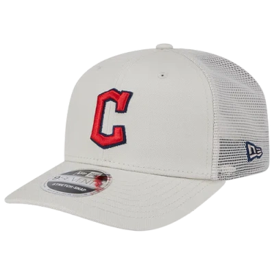 New Era Cleveland Guardians  Guardians Perf 970 Adjustable Cap In Gray