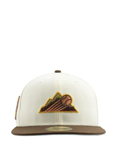 New Era Colorado Rockies 25th Anniversary Embroidered Baseball Hat In White