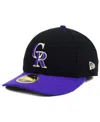 New Era Men's Black, Purple Colorado Rockies 2021 Mlb All-star Game Authentic Collection On-field 59fifty Fi In Black,purple