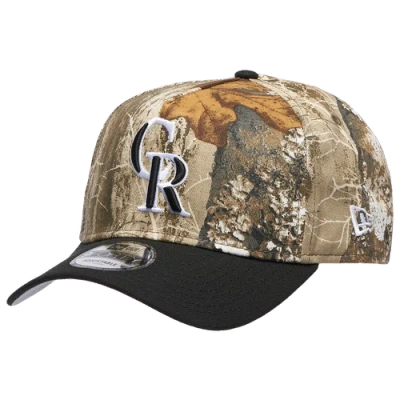 New Era Colorado Rockies  Rockies 940af Cap In Brown