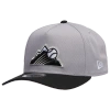 New Era Colorado Rockies  Rockies 9forty A-frame Cap In Silver/black/grey