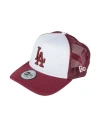 New Era Cooperstown Collection Man Hat Burgundy Size Onesize Polyester In Multi