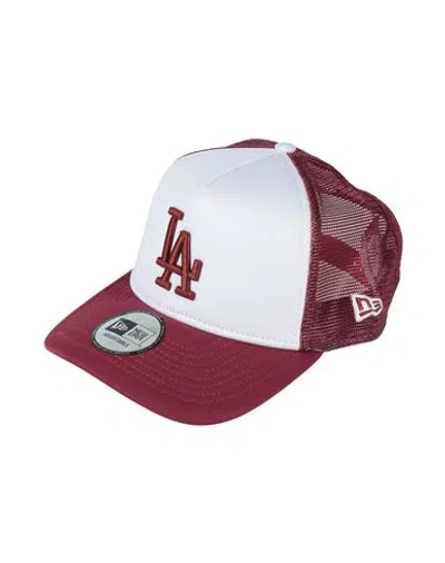 New Era Cooperstown Collection Man Hat Burgundy Size Onesize Polyester In Multi